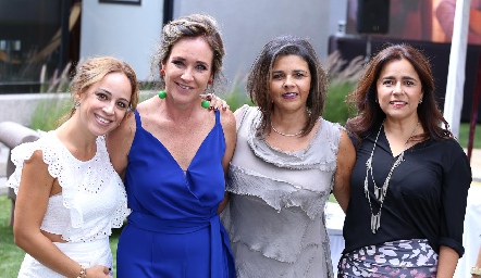  Paulina Castillo, Claudia Toledo, Paty Valadés y Laura Acosta.