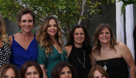  Claudia Toledo, Gaby Serment, Claudia Ávila, Martha Malo, Malena Rubín, Laura Acosta, Claudia de los Santos e Ingrid Pérez.