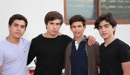  Fernando, Juan Pablo, Carlo y Alejandro.