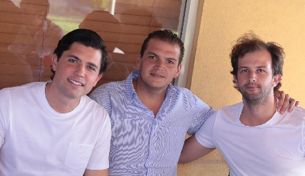  Gerardo Serrano, Mauricio Ruiz y Alejandro Abud.