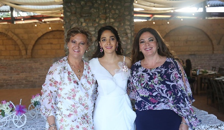  Patricia Ress, Isa Villanueva y Mónica Gordoa.