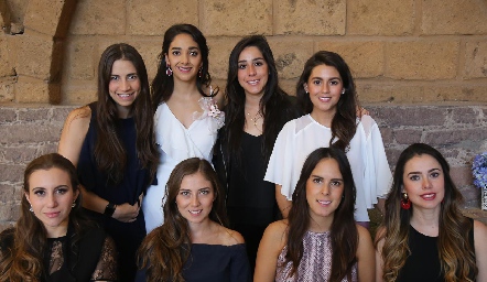  Valeria Zúñiga, Isa Villanueva, Dany Lavín, Vicky Álvarez, Elizabeth Treviño, Clau Antunes y Fer Pérez.