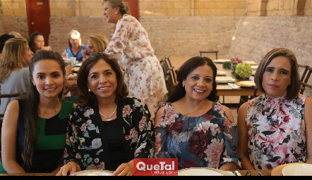  Rocío Huerta, Juanita Palos, Claudia Díaz de León y Ana Lilia Macías.