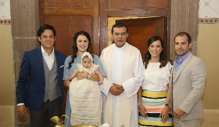 Rodrigo García, Sofía Villar, Martina, el Padre, Adriana Concha y Ricardo Pérez.