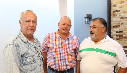  José Luis Discano, Bernardo Meade y Juan Carlos Rodríguez .