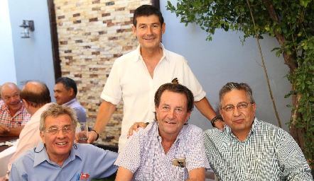  Enrique Martens, Armando Berlanga, Mauricio Meade y Fabián Espinosa.