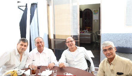  Jesús Martens, Guillermo Torres, Jesús Martínez y Carlos Martens.