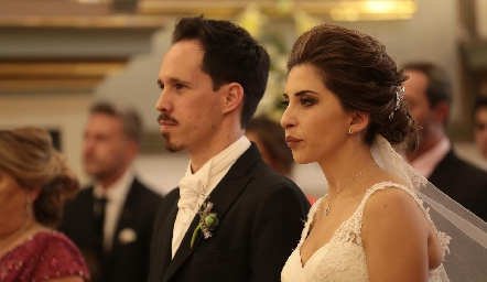 Luis Gabriel y Claudia.