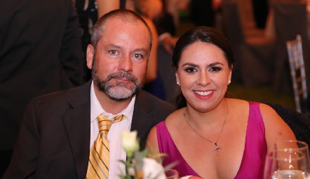  Ángel García y Daniela Goñi.