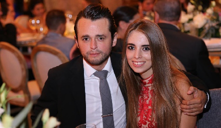  Poncho Díaz y Andrea Briseño.