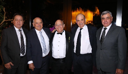 Luciano Ortega, Alejandro Hernández, Jorge Jaimes, Alfonso Verástegui y Raúl Hernández.