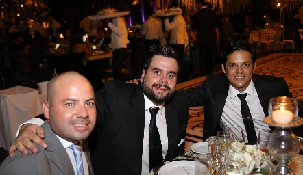  Jonathan Corpi, Miguel Rangel y Rodrigo García.