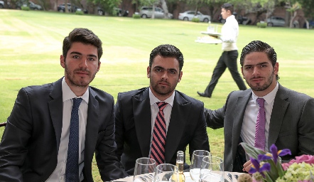  Héctor Mahbub, Juan Pablo Abud y Ricardo Abud.
