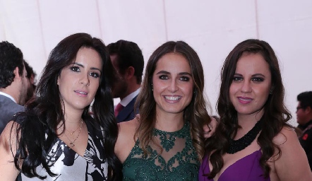  Vero Aranda, Daniela Ornelas y Alejandra Carranza.