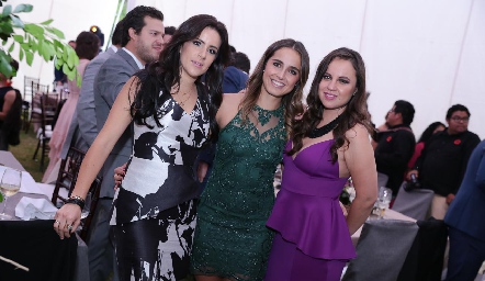  Vero Aranda, Daniela Ornelas y Alejandra Carranza.