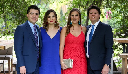  Adrián Martínez, Montse Muñiz, Danitza Lozano y Daniel Zollino.