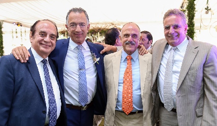  José León, Alejandro Abud, Jesús Andere y Daniel Dauajare.