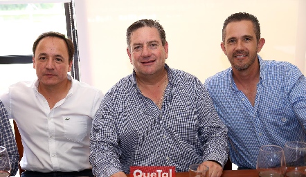  Christian Naranjo, Jacobo Payán y Eduardo Espinosa.