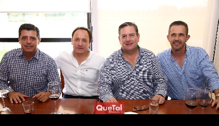  Carlos Malo, Christian Naranjo, Jacobo Payán y Eduardo Espinosa.