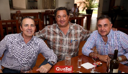  Gerardo Valle, Eduardo Izar y Javier Alcalde.