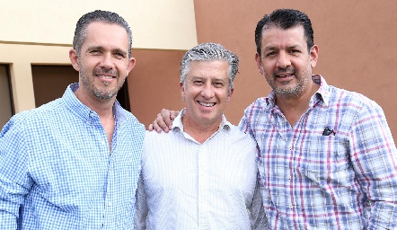  Eduardo Espinosa, Jorge Gómez y Obed Gutiérrez.