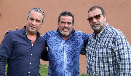  Juan Antonio Reverte, Manuel Medina y José Lorca.