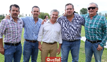  Obed Gutiérrez, Eduardo Espinosa, Jorge Gómez, Jacobo Payán y Jesús Herrera.