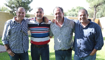  Toño Nieto, Picho Páramo, Boro Quijano y Luis Arturo Estrada.