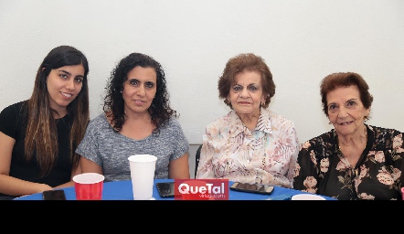  Ana Hervert, Ana María Scheckaibán, Ana María Sarquis y Conchita Iga.