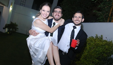  Marcela O’Farril, Christian Reynoso y Mauricio Valdes.
