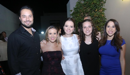  Roberto Alcalde, Laura Cadena, Marcela O’Farril, Lorena Anaya y Ana Torres.