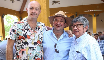  Francisco Artolózaga, Héctor Hinojosa y Ricardo Castro.