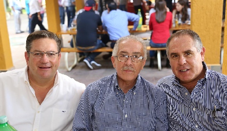  Jacobo Payán, Alberto Quijada y Rodolfo Treviño.