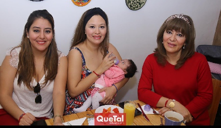  Luz María, Rosy Zapata, Regina y Rosy Rueda.