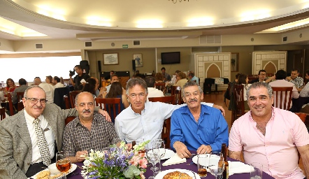  José Siade, George Musa, Alejandro Abud, Miguel Abud y Antonio Esper.