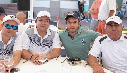  Fabián Lomas, Miguel Lomas, Carlos López y Luis Antonio Martínez.