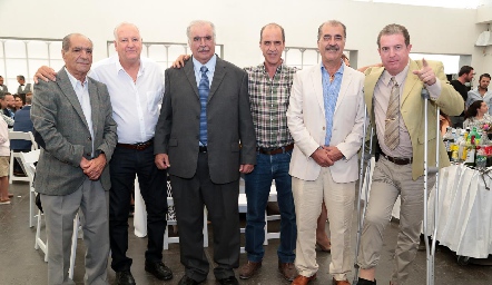  Dámaso Güemes, José de Alba, Mario Güemes, Jorge Güemes, Marco Güemes y Gerardo Gutiérrez.