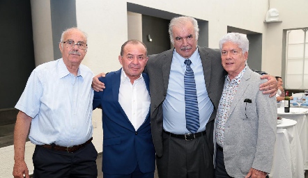  José Armando Zermeño, Víctor Alaín, Mario Güemes y Gerardo Gutiérrez.