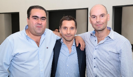  Juan José Leos, Mateo Conde y Alejandro González.