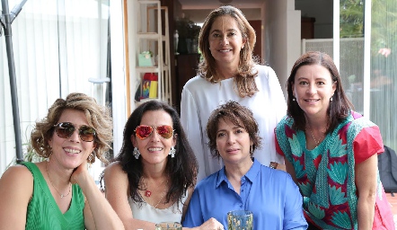  Clarisssa Castañeda, Montse Gómez, Rocío, Patricia Gaviño y Ana Luisa Garza.