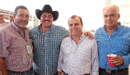  Alejandro García, Urías Herrera, Alejandro Ruelas e Inocente García.