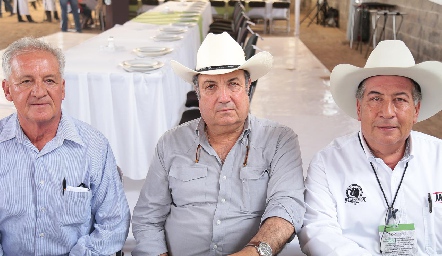  Enrique Serna, Salvador Álvarez y Guillermo Torres.
