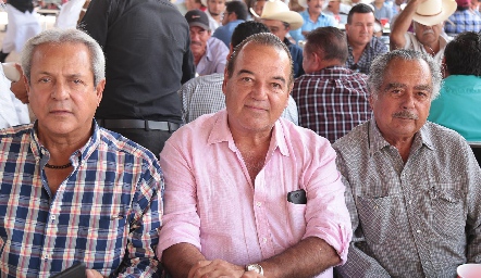  Miguel Obregón, Marco Rivera y Heriberto Rangel.