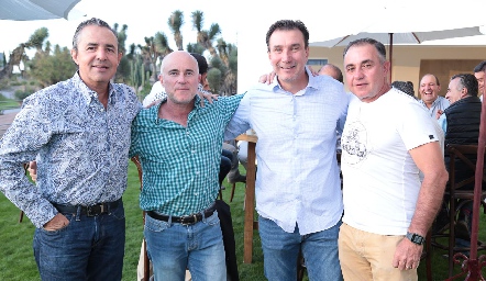  Gerardo Valle, Tomás Alcalde, Federico Alcalde y Javier Alcalde.