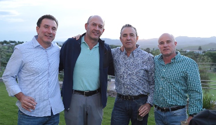 Quico Alcalde, Miguel Abud, Gerardo Valle y Tomás Alcalde.