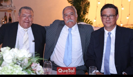  Jorge Torrescano, Ernesto Montaño y Carlos Gama.