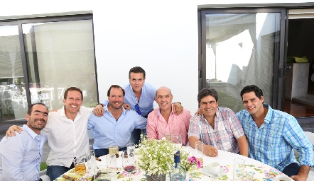  Manuel González, Alejandro Rivera, Braulio Romero, Güicho Fernández, Cali Hinojosa, Paco Leos y Eduardo Rodríguez.