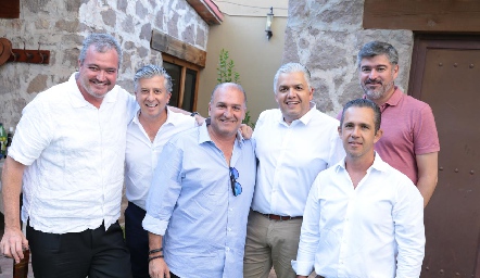  Juan Hernández, Jorge Gómez, Juan Gárate, Gerardo Rodríguez, Eduardo Espinosa y Óscar Zermeño.