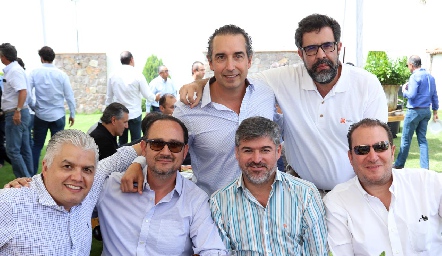  Gerardi Rodríguez, Manuel Toledo, Alejandro Elizondo, Óscar Zermeño, Fernando Abaroa y Luis Nava.