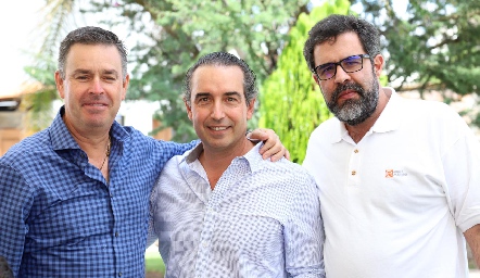  Jorge Mendizábal, Alejandro Elizondo y Fernando Abaroa.